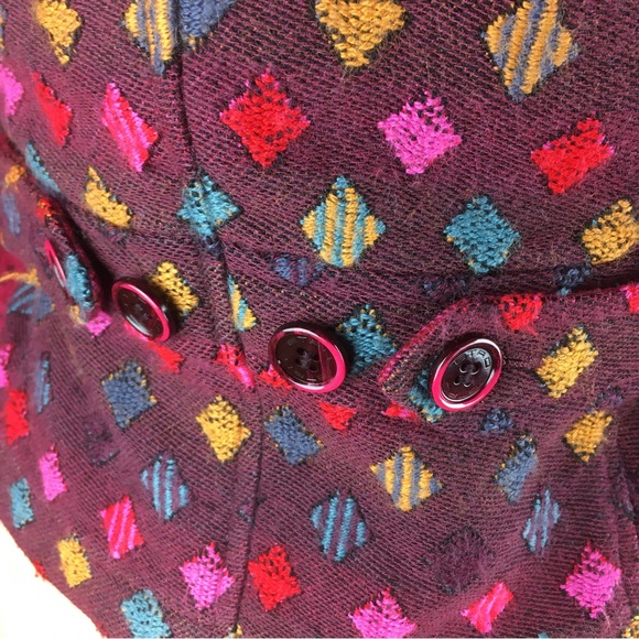 Etro Colorful Textured Wool Blend Blazer - Small - Picture 13 of 16